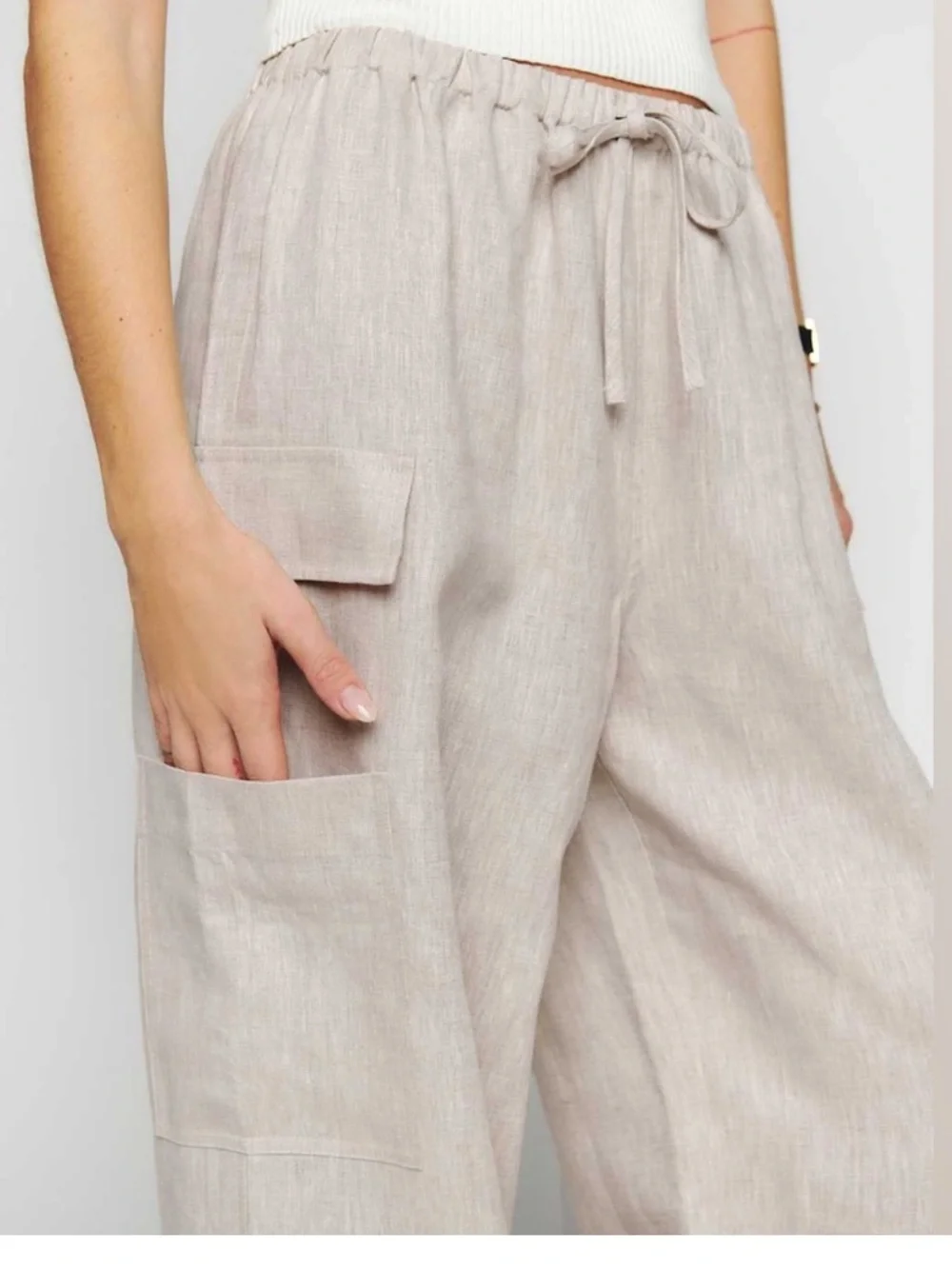 Reformation Ethan Linen Pants